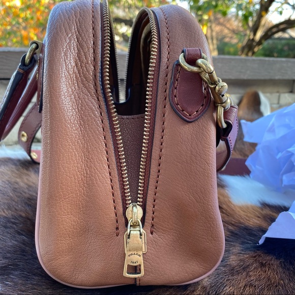 Coach Marleigh 20 In Colorblock 1941 Saddle Multi/Brass - Picture 6 of 16